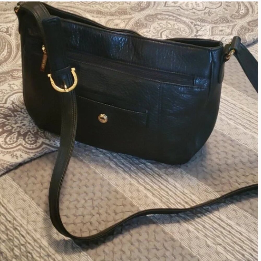 Stone & Co. Black leather purse